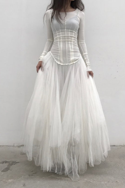 MARC LE BIHAN ballet skirt White 21900